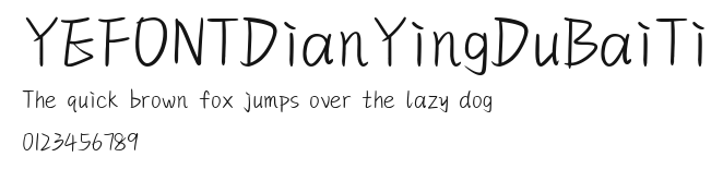 YEFONTDianYingDuBaiTi.TTF