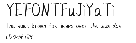 YEFONTFuJiYaTi 標準.TTF