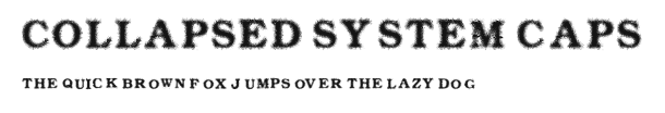 Collapsed System CAPS Preview