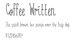 Coffee Written Preview
