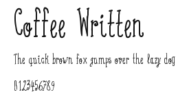Coffee Written Preview