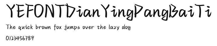 YEFONTDianYingPangBaiTi.ttf