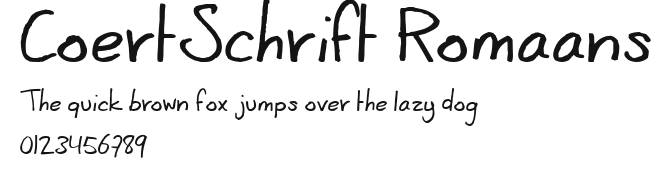 CoertSchrift Romaans Preview