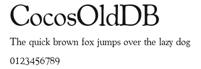 CocosOldDB Preview