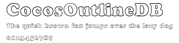 CocosOutlineDB Preview