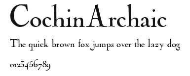 CochinArchaic Preview