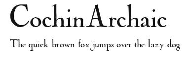 CochinArchaic Preview