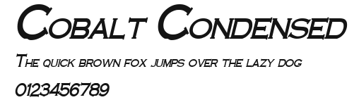 Cobalt Condensed Preview