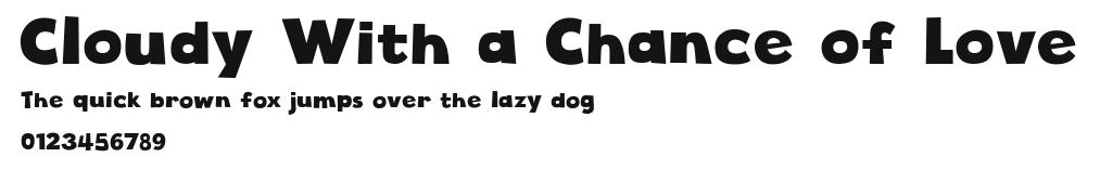Cloudy With a Chance of Love Preview