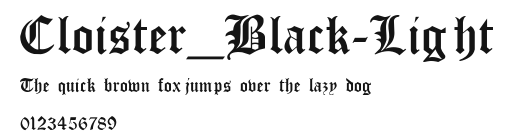 Cloister_Black-Light Preview