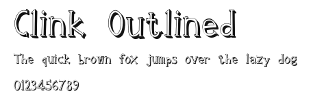Clink Outlined Preview