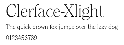 Clerface-Xlight Preview