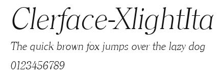 Clerface-XlightIta Preview