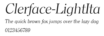 Clerface-LightIta Preview