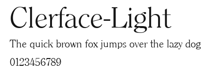 Clerface-Light Preview