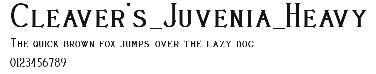 Cleaver's_Juvenia_Heavy Preview
