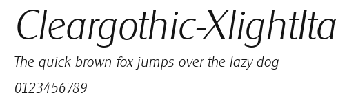 Cleargothic-XlightIta Preview