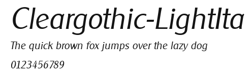 Cleargothic-LightIta Preview