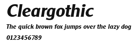 Cleargothic Preview
