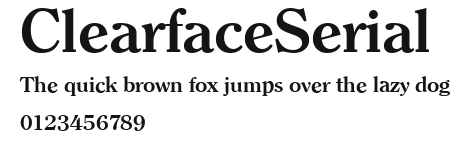 ClearfaceSerial Preview