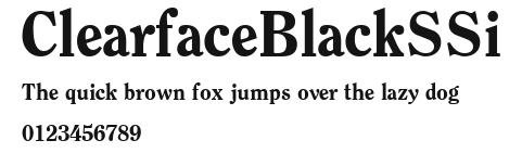 ClearfaceBlackSSi Preview