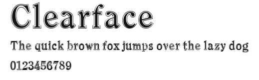 Clearface Preview