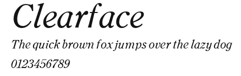 Clearface Preview