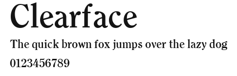 Clearface Preview