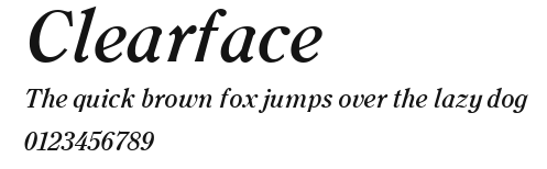 Clearface Preview