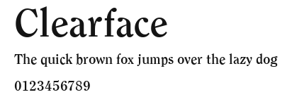 Clearface Preview