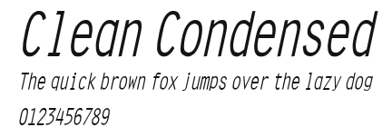 Clean Condensed Preview
