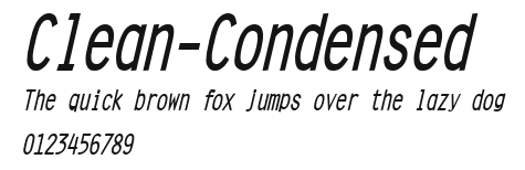 Clean-Condensed Preview
