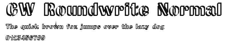 CW Roundwrite Normal Preview