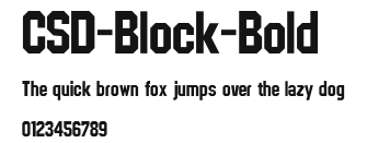 CSD-Block-Bold Preview