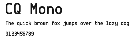 CQ Mono Preview