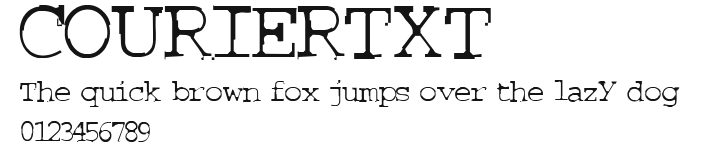 COURIERTXT Preview