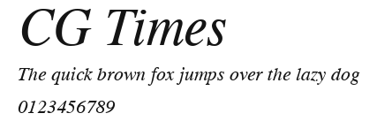 CG Times Preview