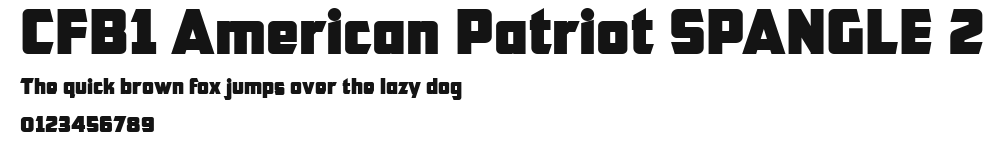 CFB1 American Patriot SPANGLE 2 Preview