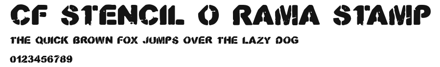 CF Stencil O Rama Stamp Preview