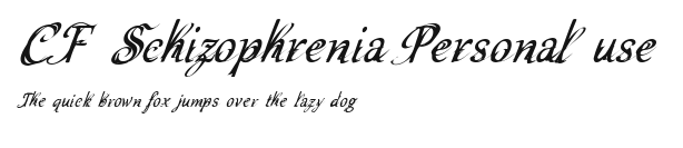 CF Schizophrenia Personal use Preview