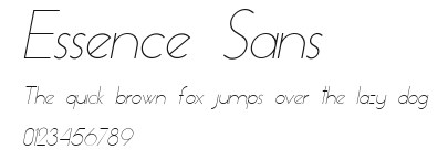 Essence Sans Preview