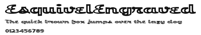 EsquivelEngraved Preview