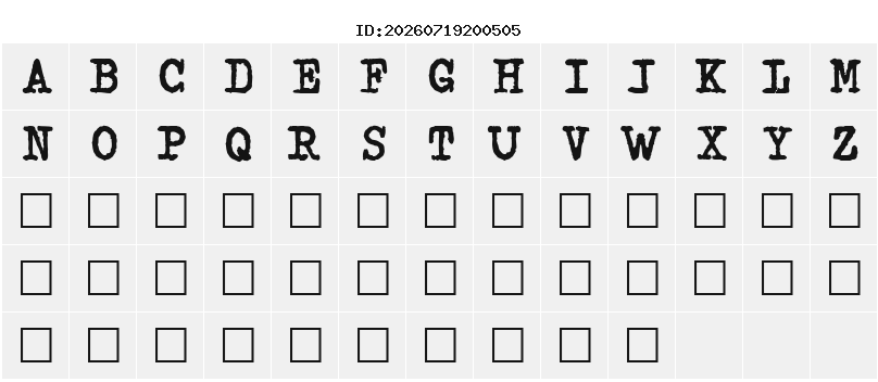 Character Map