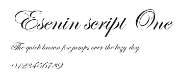 Esenin script One Preview
