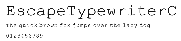 EscapeTypewriterC Preview