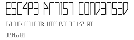 Escape Artist Condensed Preview
