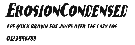 ErosionCondensed Preview