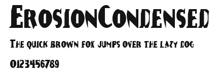ErosionCondensed Preview