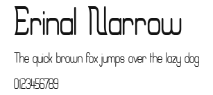 Erinal Narrow Preview