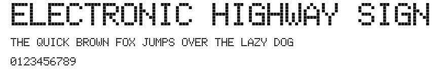 Electronic Highway Sign Preview